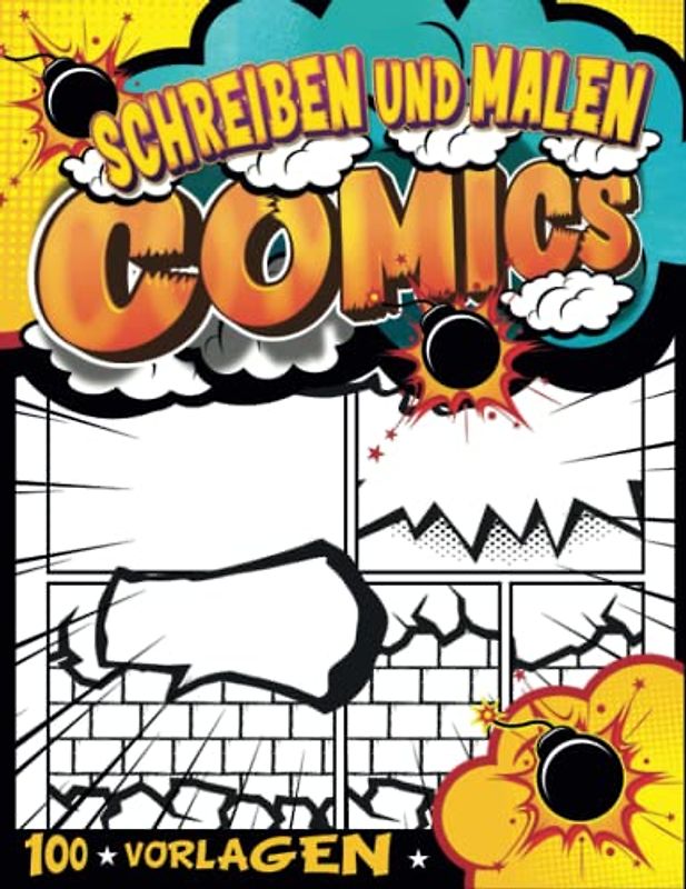 Comic Tiere Zeichnen Lernen Kinder: Kreative Comic-Vorlagen Zum Erstellen Ihrer Eigenen Animation | Schreibe Und Zeichne Graphic Novels Für Kinder