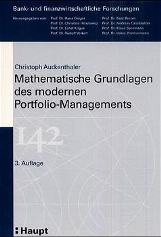 Mathematische Grundlagen des modernen Portfolio-Managements