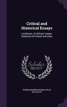 Critical and Historical Essays