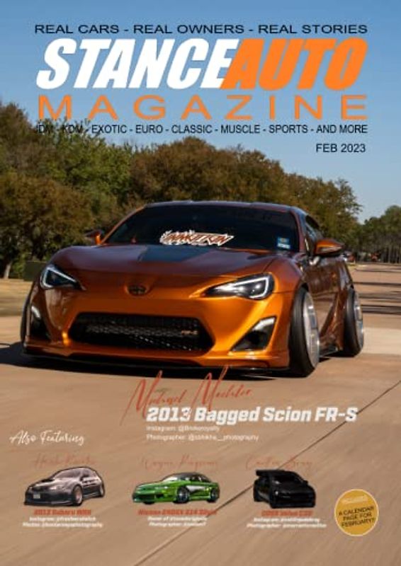 Stance Auto Magazine February 2023 (2023 Stance Auto Magazine Monthly Magazines, Band 2)