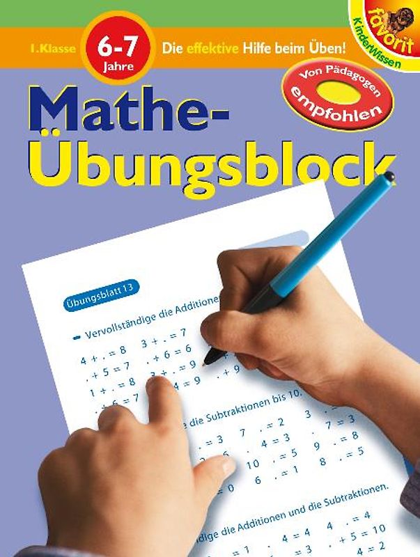 Mathe-Übungsblock, 6-7 Jahre