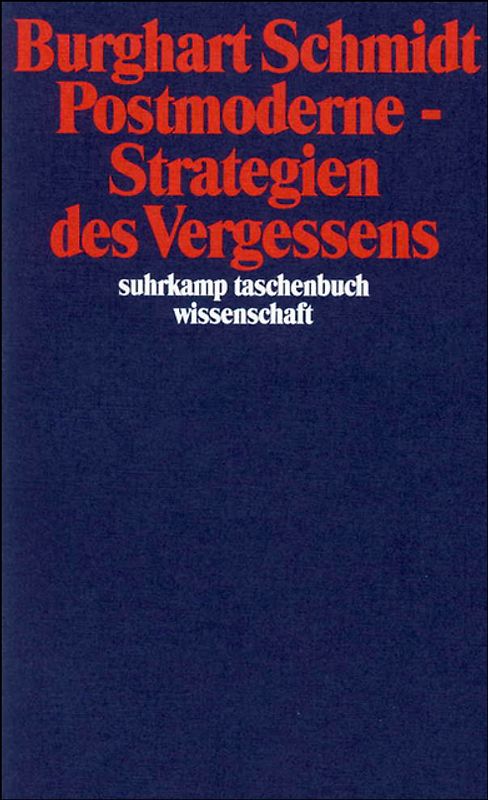 Postmoderne – Strategien des Vergessens