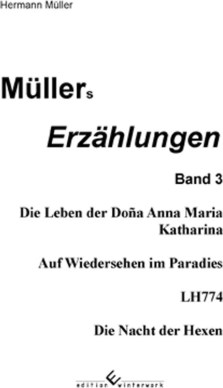 Müller´s Erzählungen Band 3