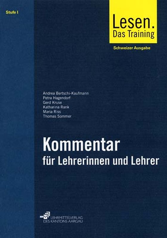 Lesen. Das Training - Lesefertigkeiten, Lesegeläufigkeit, Lesestrategien... / Lesen. Das Training, Stufe I