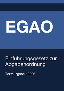 EGAO - Einführungsgesetz zur Abgabenordnung (Deutschland) 2026