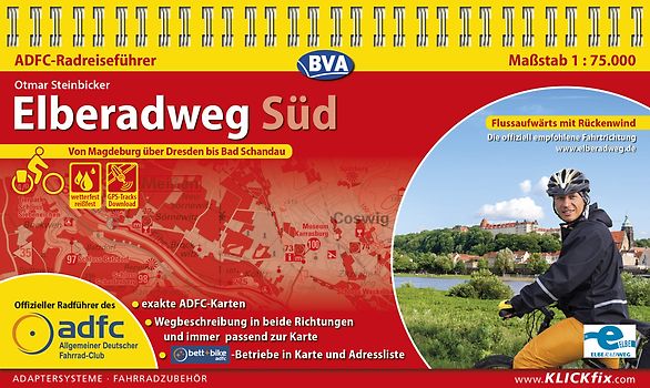 BVA ADFC Radreiseführer Elberadweg Süd