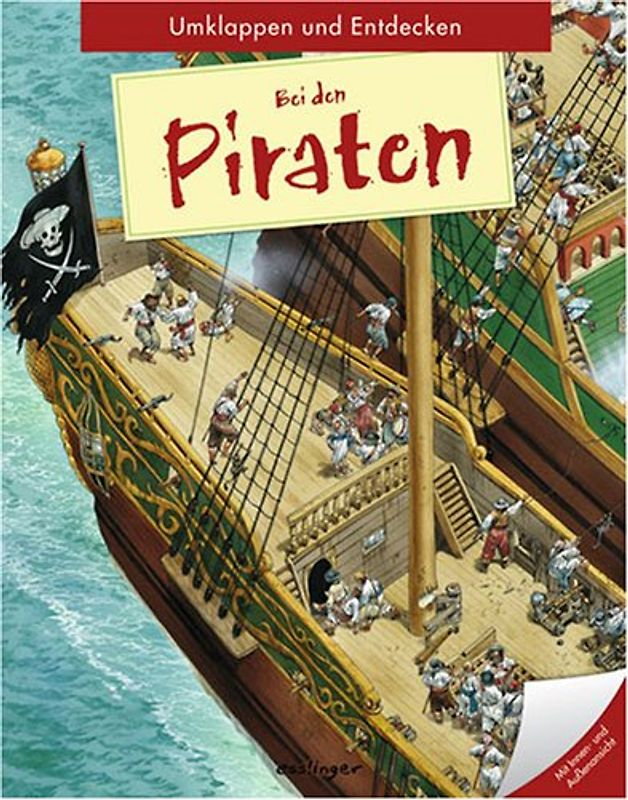 Umklappen und Entdecken: Bei den Piraten - Peter Dennis [Gebundene Ausgabe]