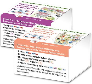 Willkommen in Deutschland – Lernkarten Deutsch als Zweitsprache I und II