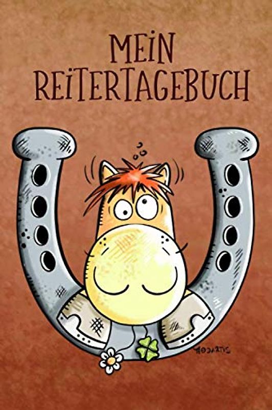 Mein Reitertagebuch: Übersichtliches Gute Laune Trainingsbuch od. Pferdetagebuch für Pferdehalter und Reitbeteiligung , ca. A5, 110 Seiten, SW. ... Termine, Futterplan und Platz für Notizen.