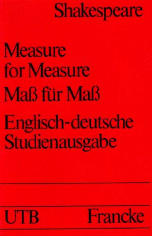 Measure for Measure /Mass für Mass