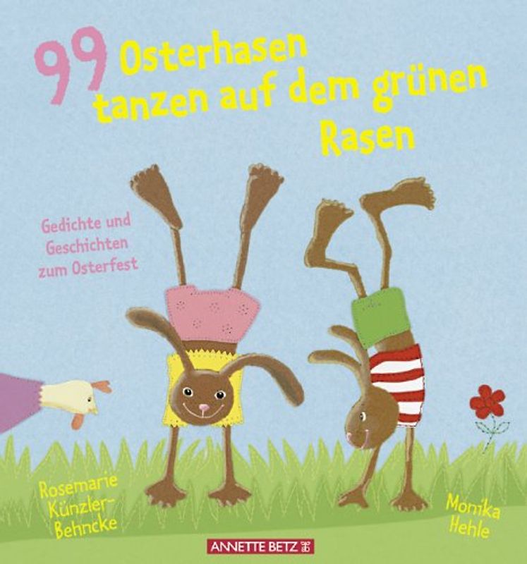 99 Osterhasen tanzen auf dem grünen Rasen