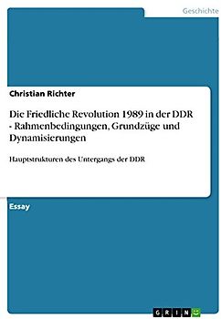 Die Friedliche Revolution 1989 in der DDR - Rahmenbedingungen, Grundzüge und Dynamisierungen: Hauptstrukturen des Untergangs der DDR