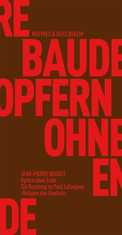 Opfern ohne Ende