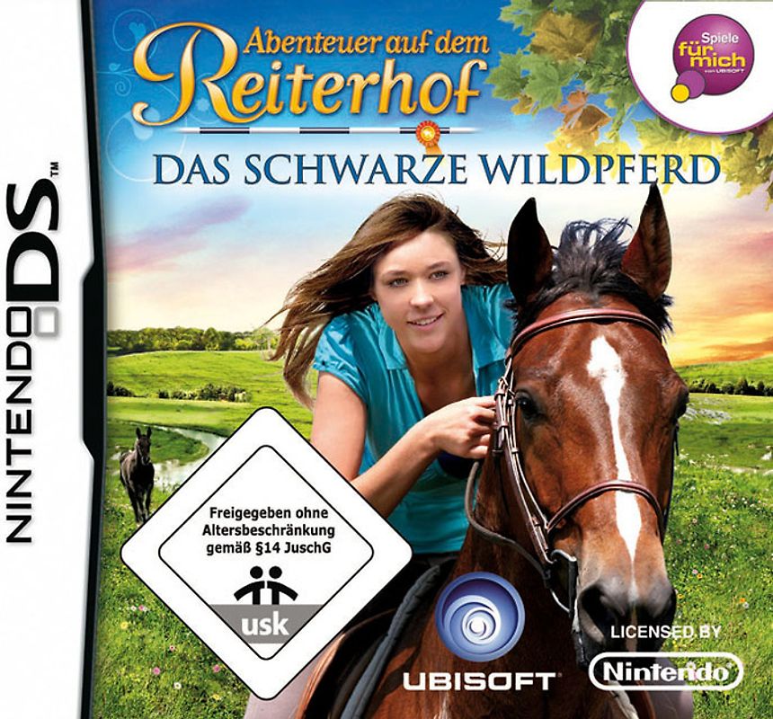 Abenteuer auf dem Reiterhof - Das schwarze Wildpferd Nintendo DS