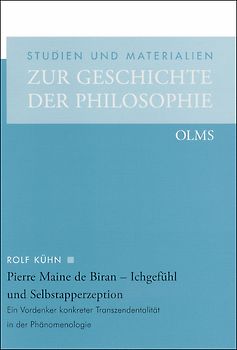 Pierre Maine de Biran - Ichgefühl und Selbstapperzeption