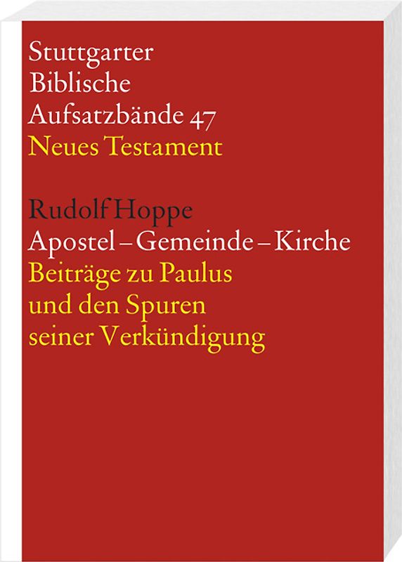 Apostel – Gemeinde – Kirche