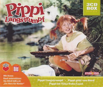 Pippi Langstrumpf: Pippi Langstrumpf / Pippi geht von Bord / Pippi in Taka-Tuka-Land - Astrid Lindgren [3 CDs]