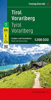 freytag & berndt Straßenkarte Tirol - Vorarlberg 1:200.000