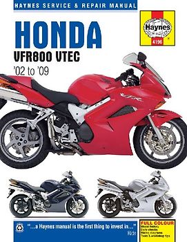 Honda VFR V-Tec V-Fours (02 - 09) Haynes Repair Manual