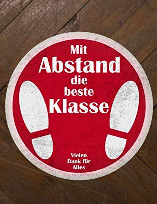 Mit Abstand die beste Klasse: Erinnerungsalbum an eine unvergessliche Schulklasse I Abschiedsgeschenk für Klassenlehrer/ Lehrerin