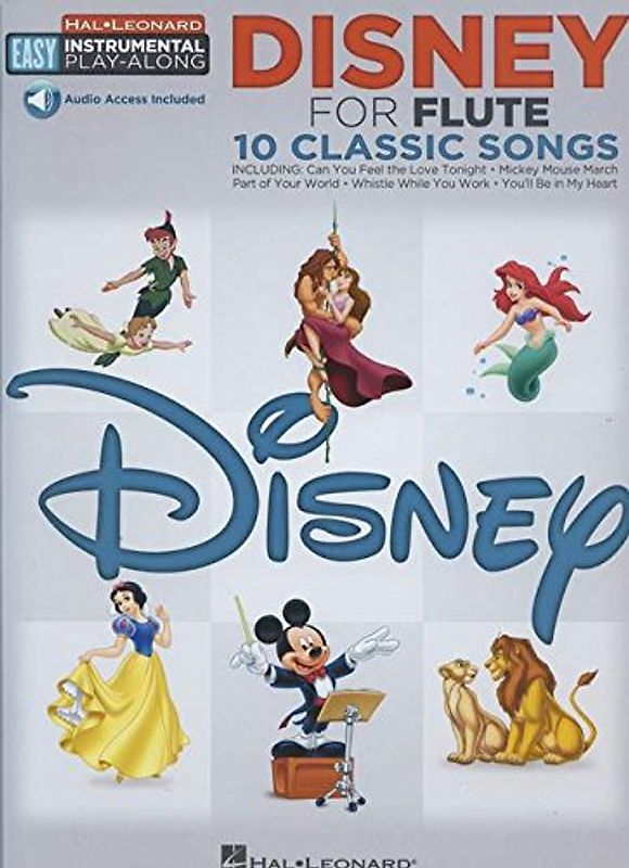 Easy Instrumental Play-Along: Disney For Flute (Hal Leonard Easy Instrumental Play-Along) - Hal Leonard