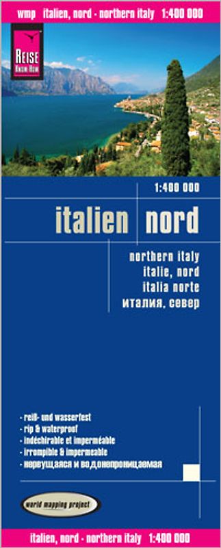 Reise Know-How Landkarte Italien, Nord / Northern Italy (1:400.000)