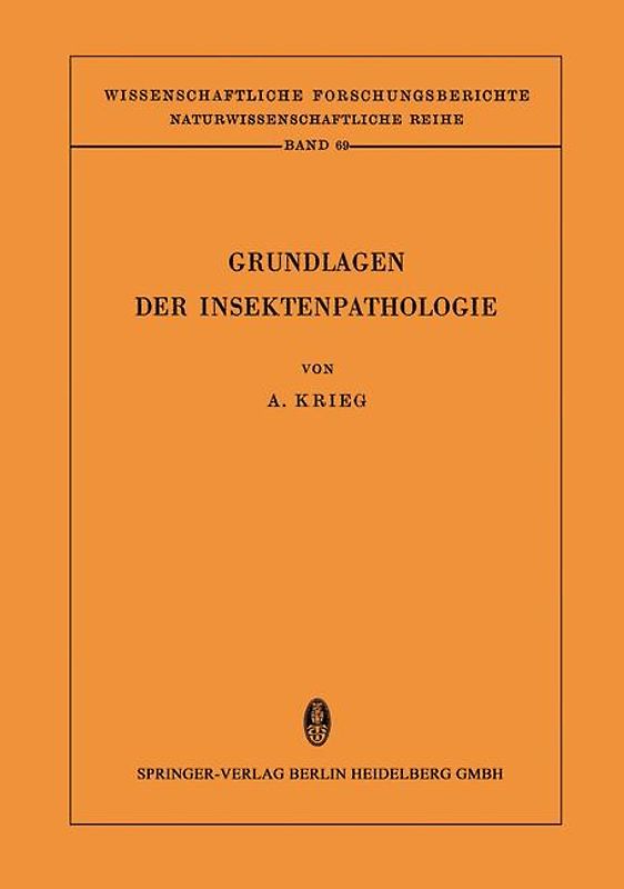 Grundlagen der Insektenpathologie
