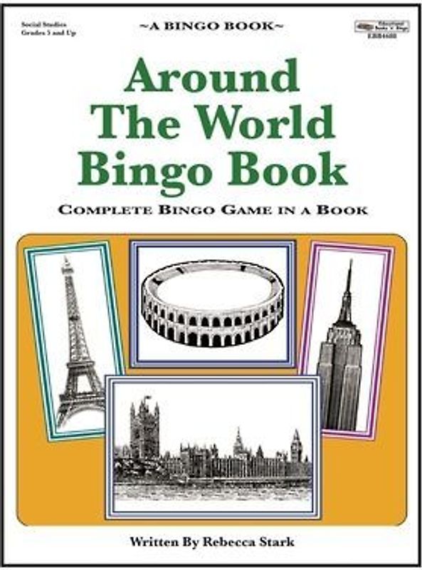 Around The World Bingo Book: Complete Bingo Game In A Book