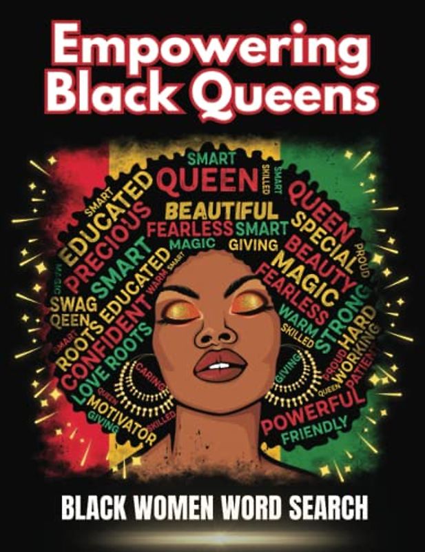 Empowering Black Queen: Black Women Word Search, Black Women Affirmations