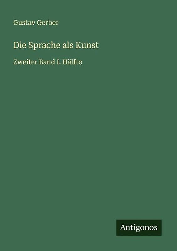 Die Sprache als Kunst