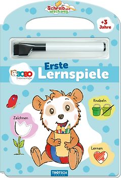 Trötsch Bobo Siebenschläfer Schreib und wisch weg Pappenbuch Erste Lernspiele