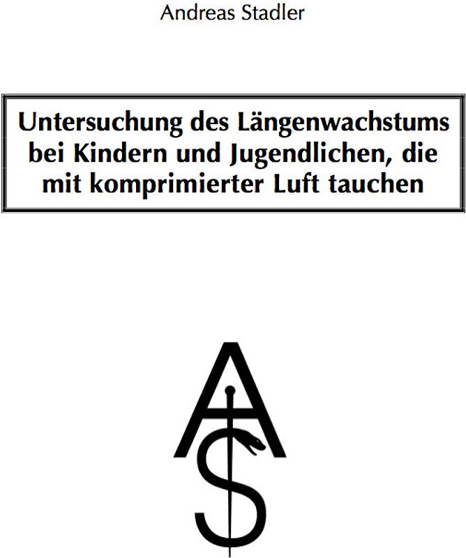 Untersuchung des Längenwachstums bei Kindern und Jugendlichen, die mit komprimierter Luft tauchen