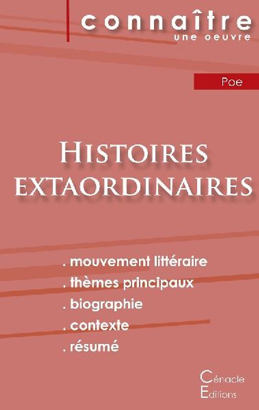 Fiche de lecture Histoires extraordinaires de Poe (Analyse littéraire de référence et résumé complet)