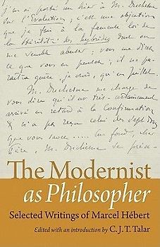 The Modernist as Philosopher