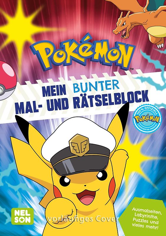 Pokémon Activity-Buch: Pokémon Mein bunter Mal- und Rätselblock
