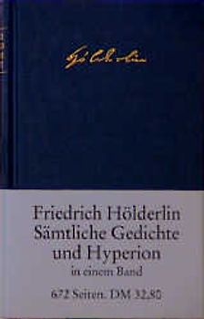 Sämtliche Gedichte und ›Hyperion‹