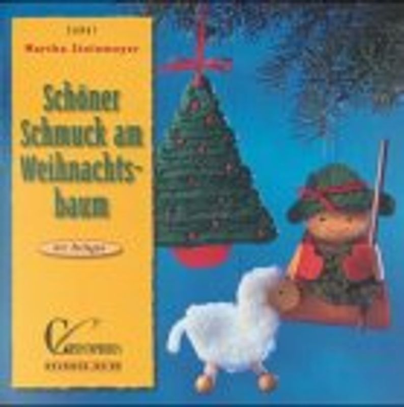 Schöner Schmuck am Weihnachtsbaum. Mit Vorlagen