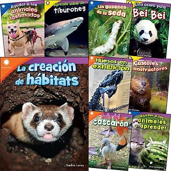 Smithsonian Informational Text: Animals Spanish Grades K-2: 9-Book Set