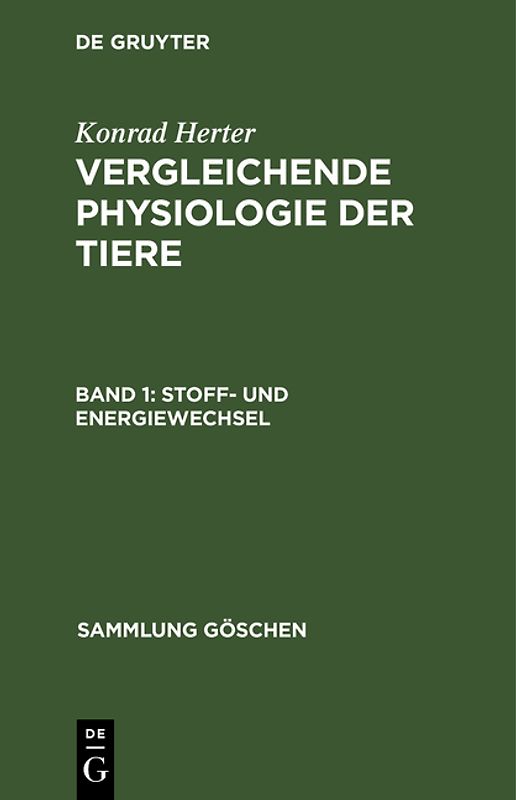 Stoff- und Energiewechsel