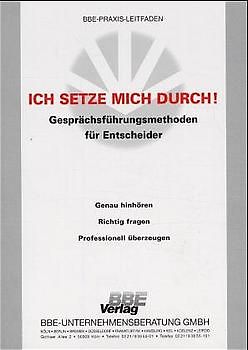 Ich setze mich durch