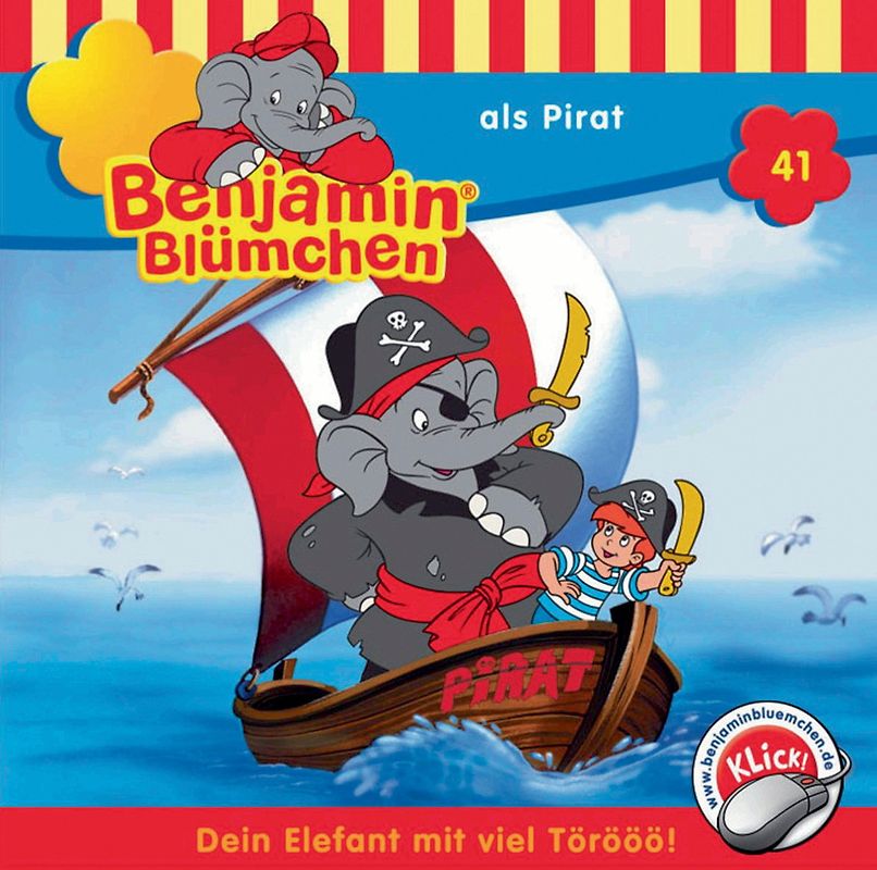 Benjamin Blümchen - Benjamin Blümchen - Folge 41: als Pirat [Audio-CD]