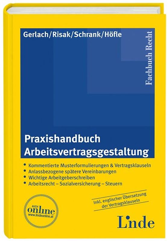 Praxishandbuch Arbeitsvertragsgestaltung