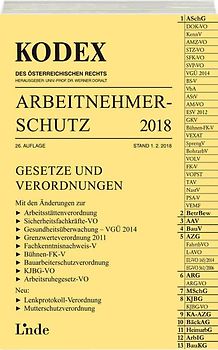 KODEX Arbeitnehmerschutz 2018