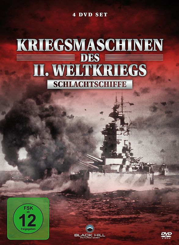 Kriegsmaschinen des Zweiten Weltkriegs - Schlachtschiffe (limitierte Metallbox) DVD
