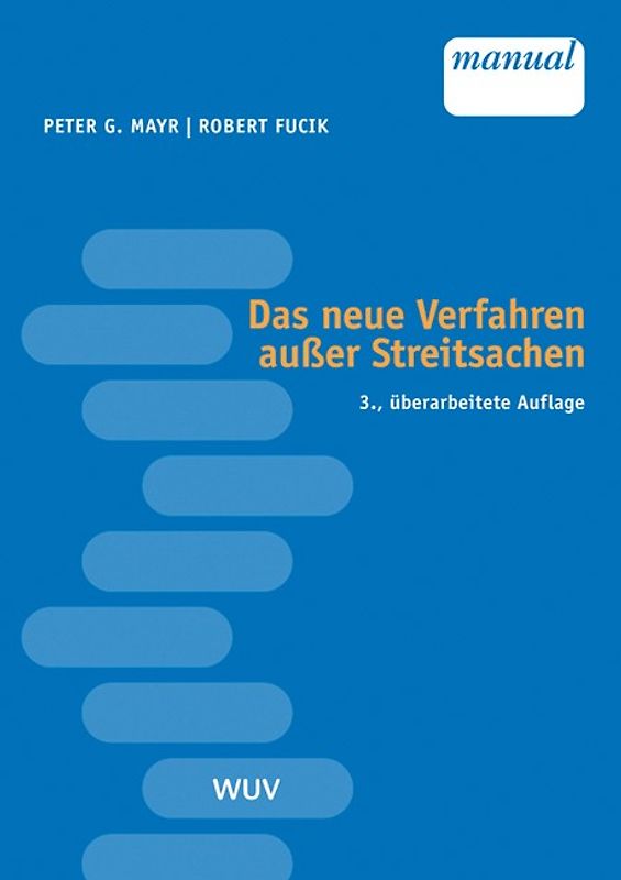 Das neue Verfahren ausser Streitsachen