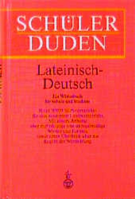 Schülerduden Lateinisch - Deutsch
