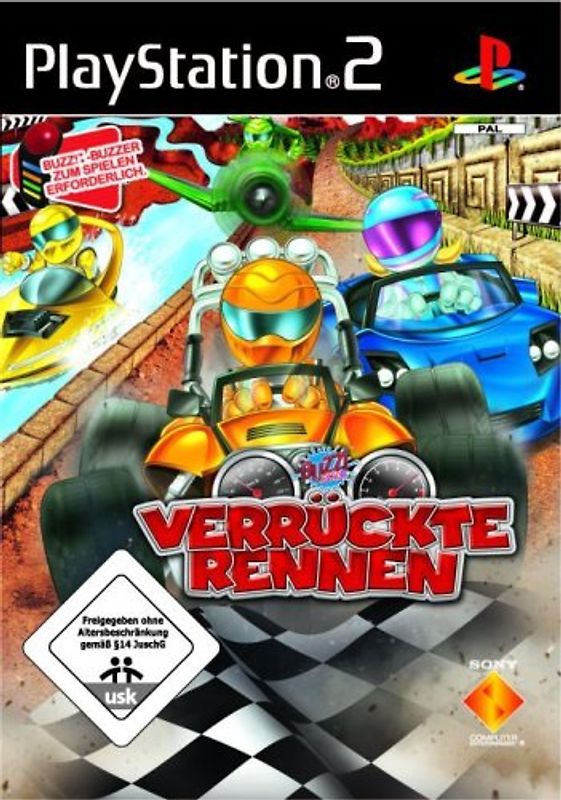 Buzz! Junior: Verrückte Rennen + Buzz!-Buzzer Bundleversion