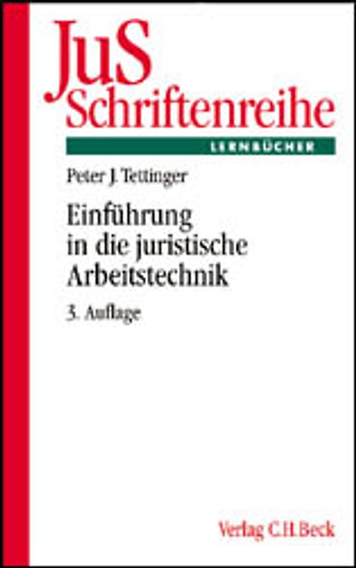 Einführung in die juristische Arbeitstechnik