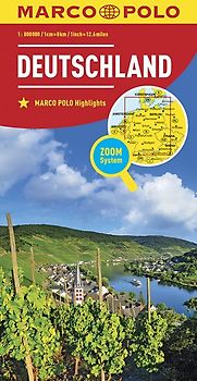 MARCO POLO Länderkarte Deutschland 1:800.000