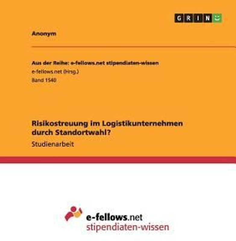 Risikostreuung im Logistikunternehmen durch Standortwahl?